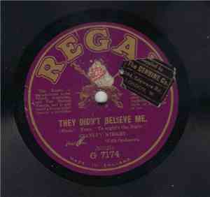 Stanley Kirkby / Ada Jones And  Billy Watkins  - They Didn't Believe Me / They Had To Swim Back To The Shore