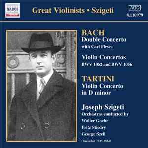 Tartini / Bach - Joseph Szigeti - Violin Concertos