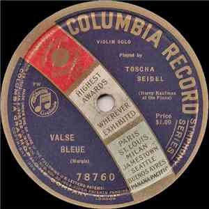 Toscha Seidel - Valse Bleue