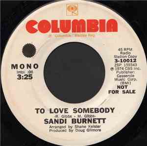 Sandi Burnett - To Love Somebody