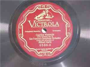 The San Francisco Symphony Orchestra Under The Direction Of Alfred Hertz -  Caprice Viennois / Coppelia Ballet