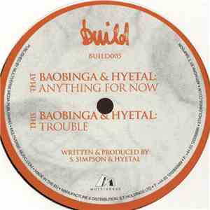 Baobinga & Hyetal - Anything For Now / Trouble