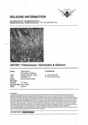 Tiefschwarz / Schneider & Galluzzi - Cocoon Morphs Tokyo - 50th 12