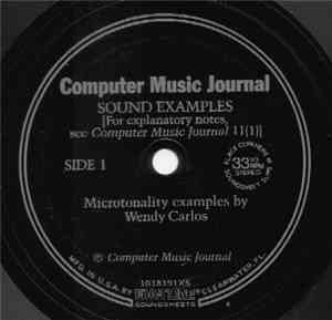 Wendy Carlos - Computer Music Journal Sound Examples