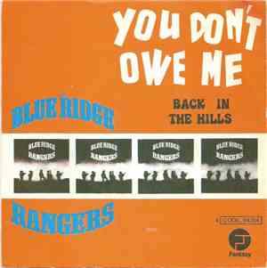 Blue Ridge Rangers - You Don't Owe Me