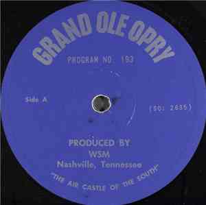 Leroy Van Dyke, Loretta Lynn, Jean Shepard, Lonzo & Oscar, Del Wood, Jim Ed Brown, Tompall Glaser & The Glaser Brothers, The Auctioneers  - Grand Ole Opry: Program No. 193