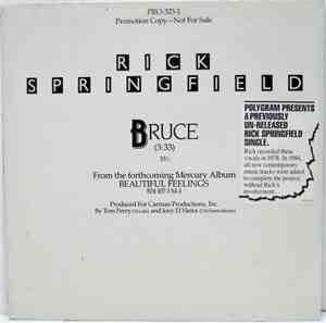 Rick Springfield - Bruce