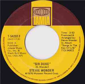 Stevie Wonder - Sir Duke / He's Misstra Know-It-All