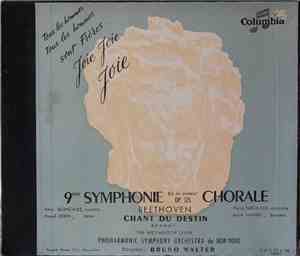 Beethoven / Brahms / The Westminster Choir, Philharmonic Symphony Orchestra De New-York - 9:eme Symphonie En Ré Mineur Op. 125 