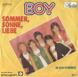 Boy  - Sommer, Sonne, Liebe