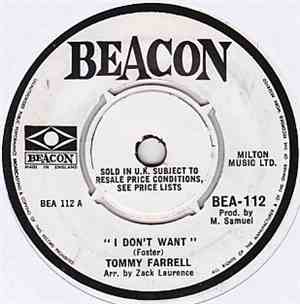 Tommy Farrell - I Don't Want