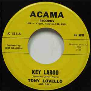 Tony Lovello And Orch. - Key Largo / Huggermugger Hop