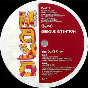 Serious Intention - You Don't Know