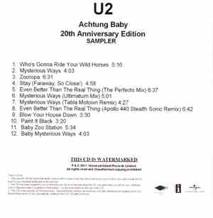 U2 - Achtung Baby 20th Anniversary Edition Sampler