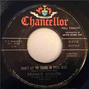 Frankie Avalon - Don't Let Me Stand In Your Way