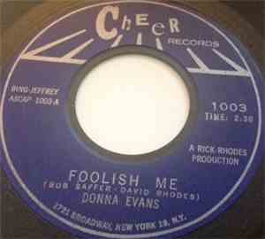 Donna Evans - Foolish Me