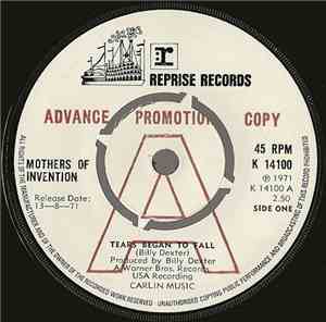 Mothers Of Invention - Tears Began To Fall