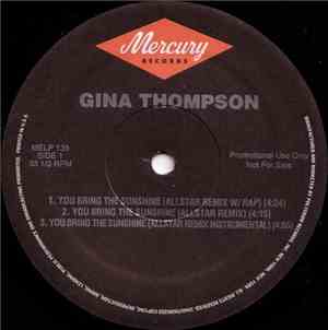 Gina Thompson - You Bring The Sunshine