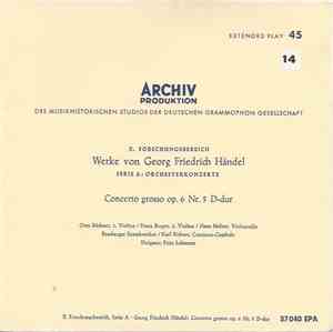 Georg Friedrich Händel - Concerto Grosso Op. 6, Nr. 5, D-Dur