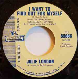Julie London - I Want To Find Out For Myself