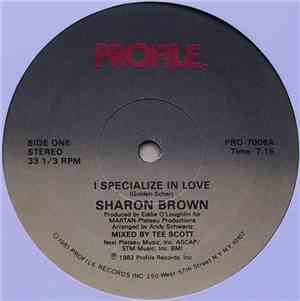 Sharon Brown - I Specialize In Love