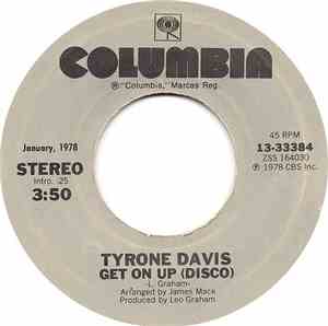 Tyrone Davis - Get On Up (Disco) / In The Mood