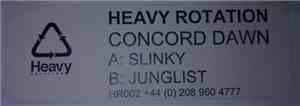 Concord Dawn - Slinky / Junglist