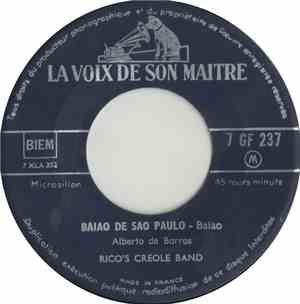 Rico's Creole Band - Baiao De Sao Paulo / Roller Catch