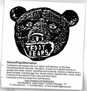 Teddybears - Soft Machine Remixes EP