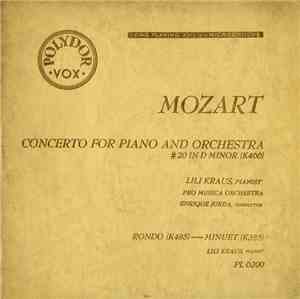 Mozart, Lili Kraus - Concerto For Piano And Orchestra #20 In D Minor (K. 466)
