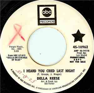 Della Reese - I Heard You Cried Last Night