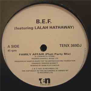 B.E.F. Featuring Lalah Hathaway - Family Affair