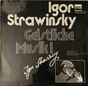 Igor Strawinsky, John Alldis Choir, London, John Alldis, Vokal-Ensemble 