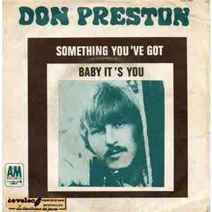 Don Preston  - Something You've Got/Baby It's You
