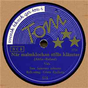 Sam Samsons Orkester, Gösta Kjellertz - När Malmklockan Stilla Klämtar / En Sjömans Jultankar