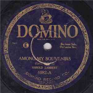 Harold Lambert - Among My Souvenirs / My Melancholy Baby