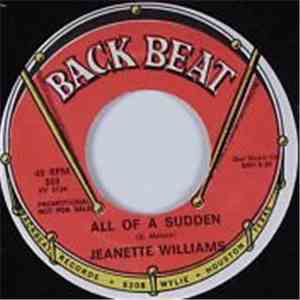 Jeanette Williams - All Of A Sudden