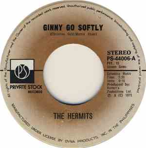 The Hermits - Ginny Go Softly