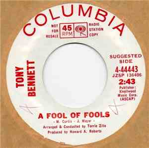 Tony Bennett - A Fool Of Fools / The Glory Of Love