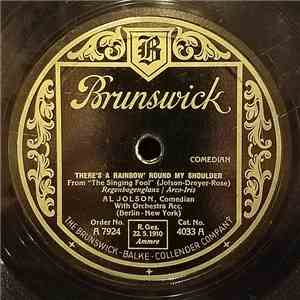 Al Jolson - There's A Rainbow 'Round My Shoulder / Sonny Boy