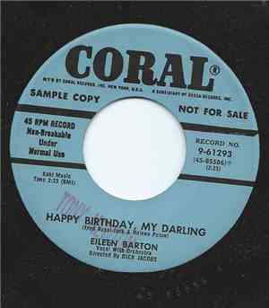 Eileen Barton - Happy Birthday, My Darling / Without Love