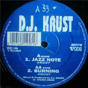 D.J. Krust - Jazz Note / Burning