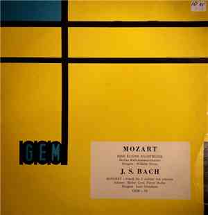 Mozart, Bach, Isaie Disenhaus, Michel Cron, Pierre Hofer, Wilhelm Stross, Kammerorchester Berlin - Eine Kleine Nachtmusik, Konsert I D-moll För 2 Violiner Och Orkester