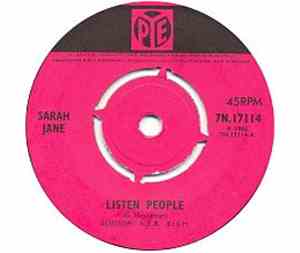 Sarah Jane  - Listen People