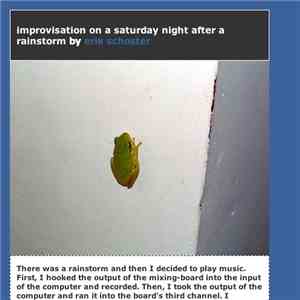 Erik Schoster - Improvisation On A Saturday Night After A Rainstorm