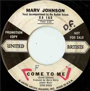 Marv Johnson - Come To Me / Whisper