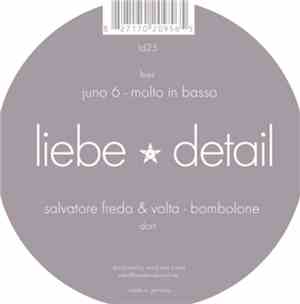 Salvatore Freda & Volta / Juno 6 - Bombolone / Molto In Basso