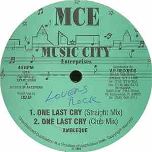 Ambleque - One Last Cry