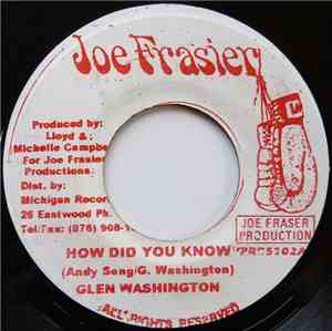 Glen Washington - How Did You Know