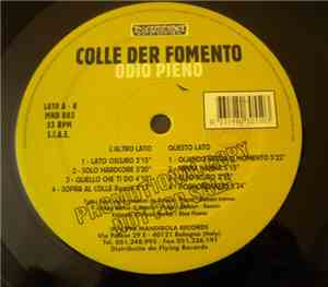 Colle Der Fomento - Odio Pieno